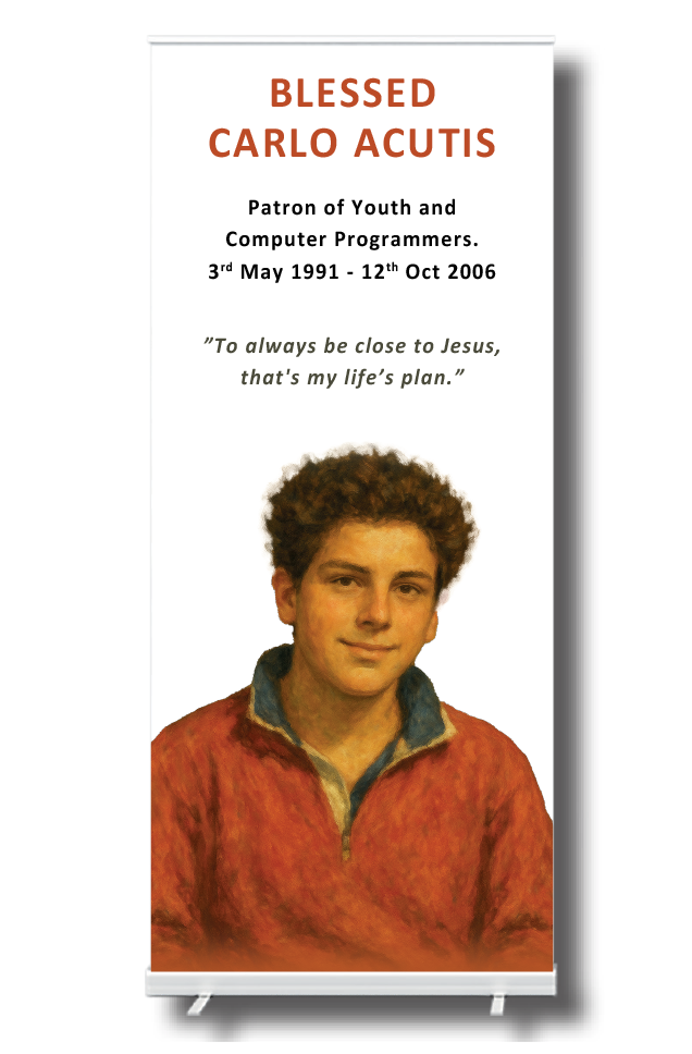 CARLO ACUTIS Pull Up Banner