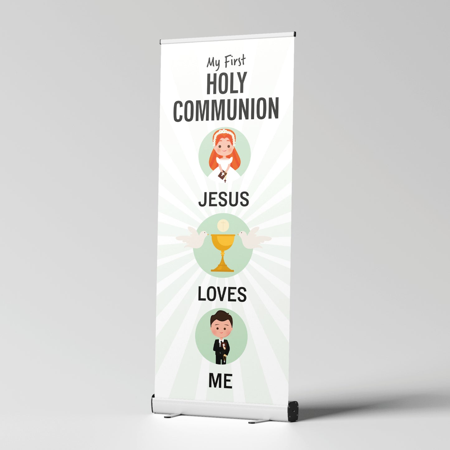 My First Holy Communion Pull Up Banner