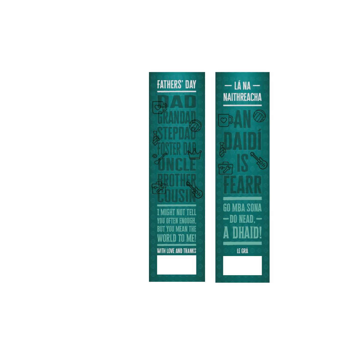 Father's Day Bookmark