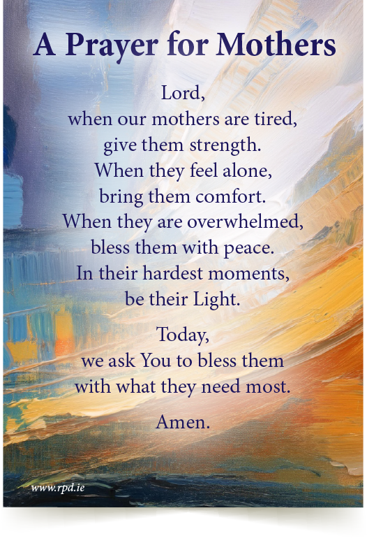 Mother's Day Prayer Card