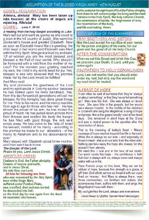 The Assumption MISSALETTE