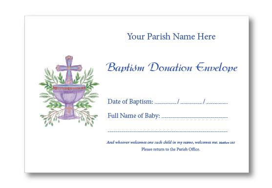 Baptism Envelopes