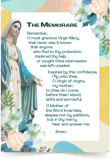 Mary - The Memorare Poster