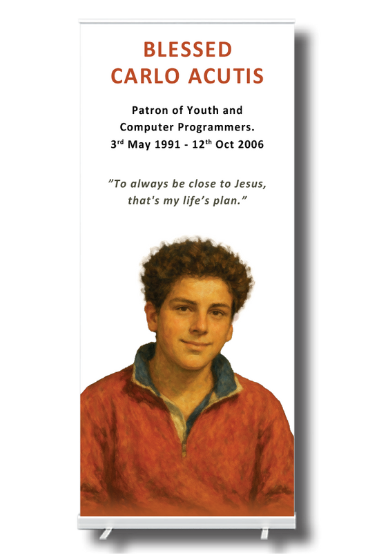 CARLO ACUTIS Pull Up Banner