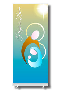 HOPE IS BORN - Christmas Pull Up Banner