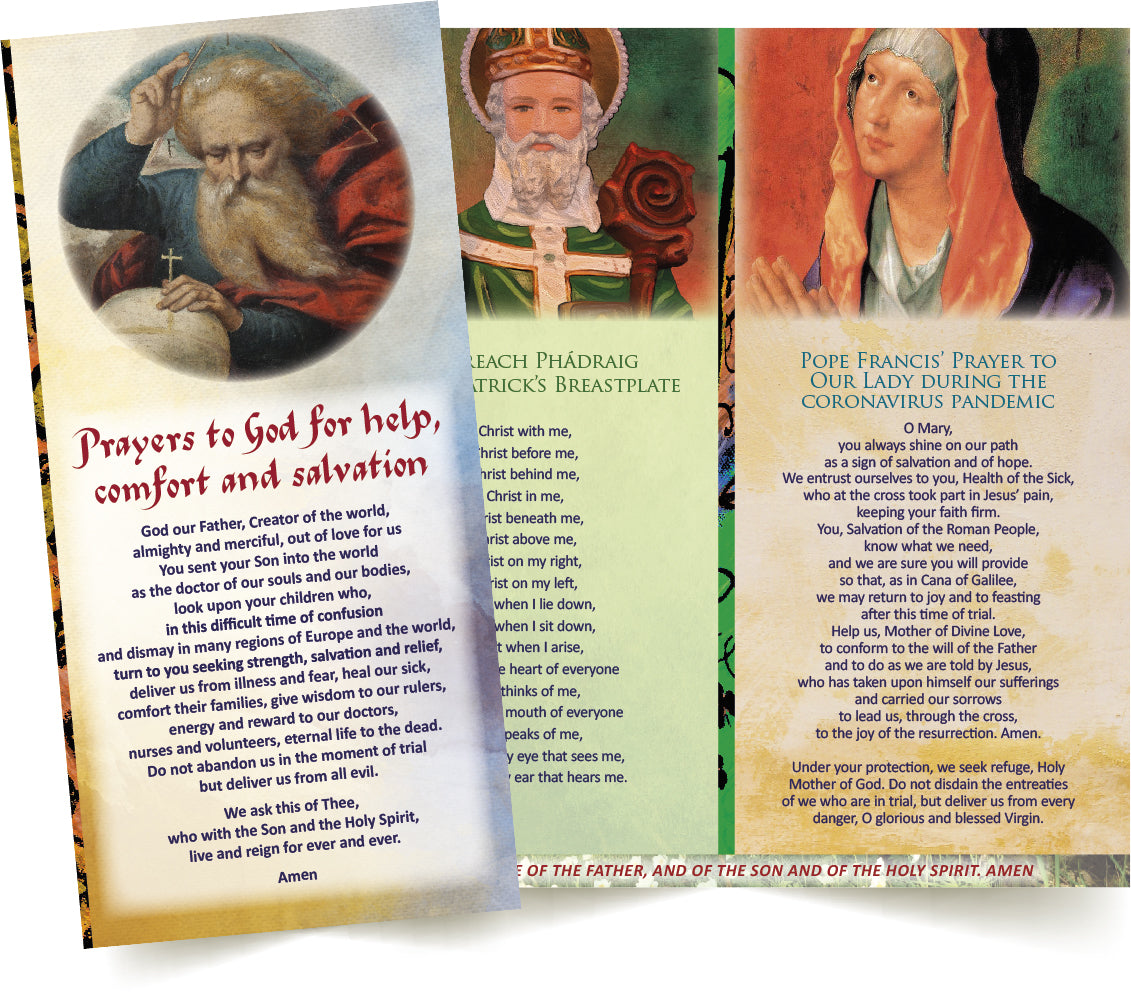 COMFORT AND SALVATION Prayer Card