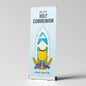 Stained Glass First Holy Communion Pull Up Banner