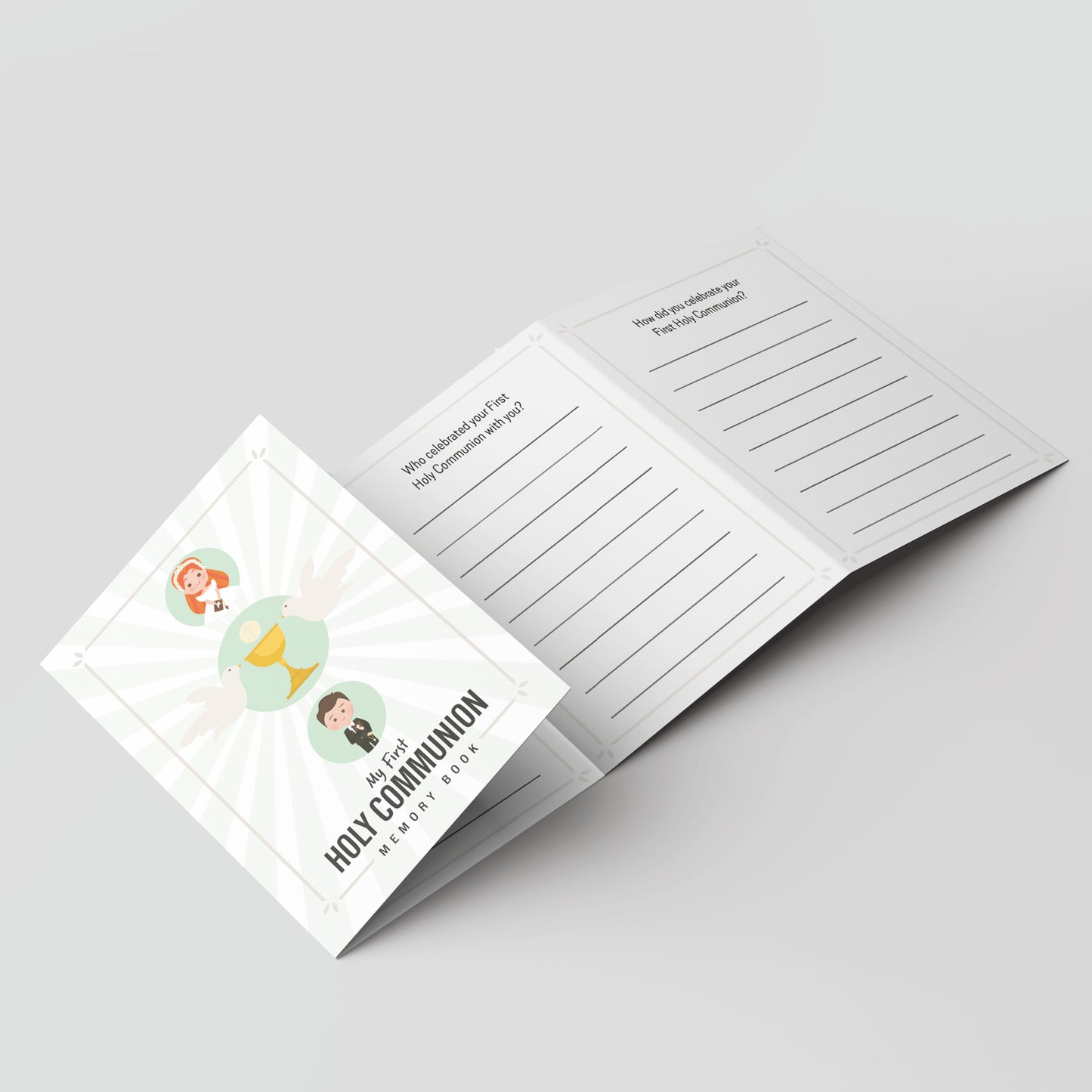 My First Holy Communion Keepsake Card