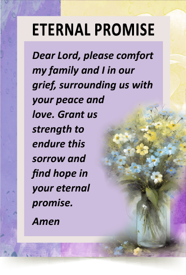 ETERNAL PROMISE Prayer Card