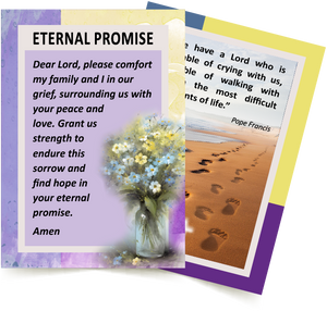 ETERNAL PROMISE Prayer Card