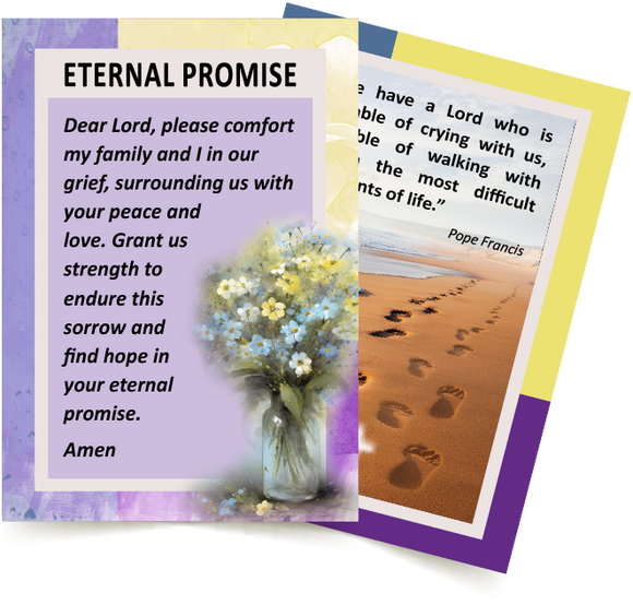 ETERNAL PROMISE Prayer Card