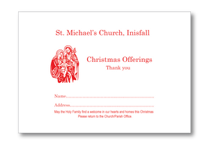 Christmas Dues Single Colour - Mary, Joseph, Jesus