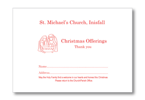 Christmas Dues Single Colour - Nativity Drawing