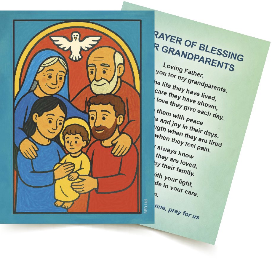 GRANDPARENTS A6 Prayer Card