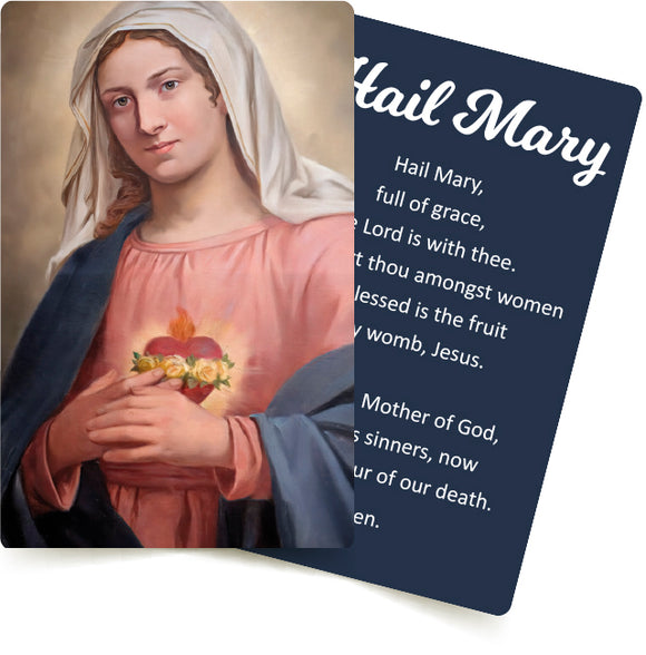 HAIL MARY Prayer Card