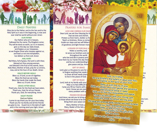 HOLY FAMILY Prayer Card