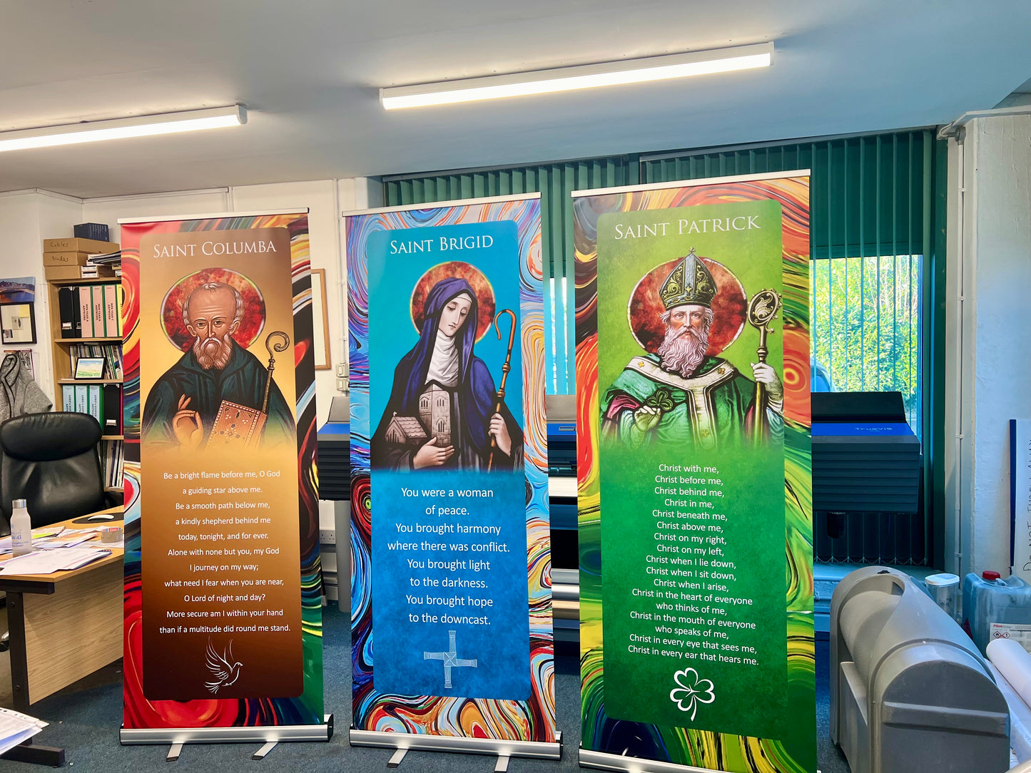 St. Patrick Pull Up Banner