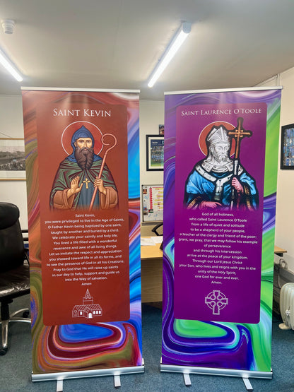 St. Laurence O'Toole Pull Up Banner