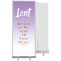 Lent Return to Me Pullup Banner