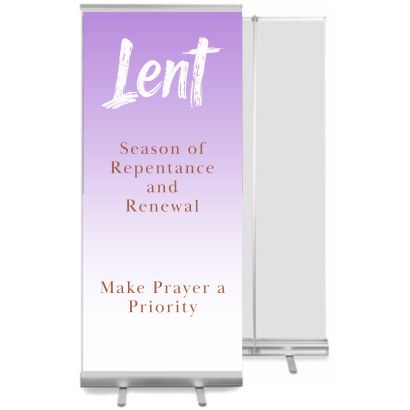 Lent Season of... Pullup Banner