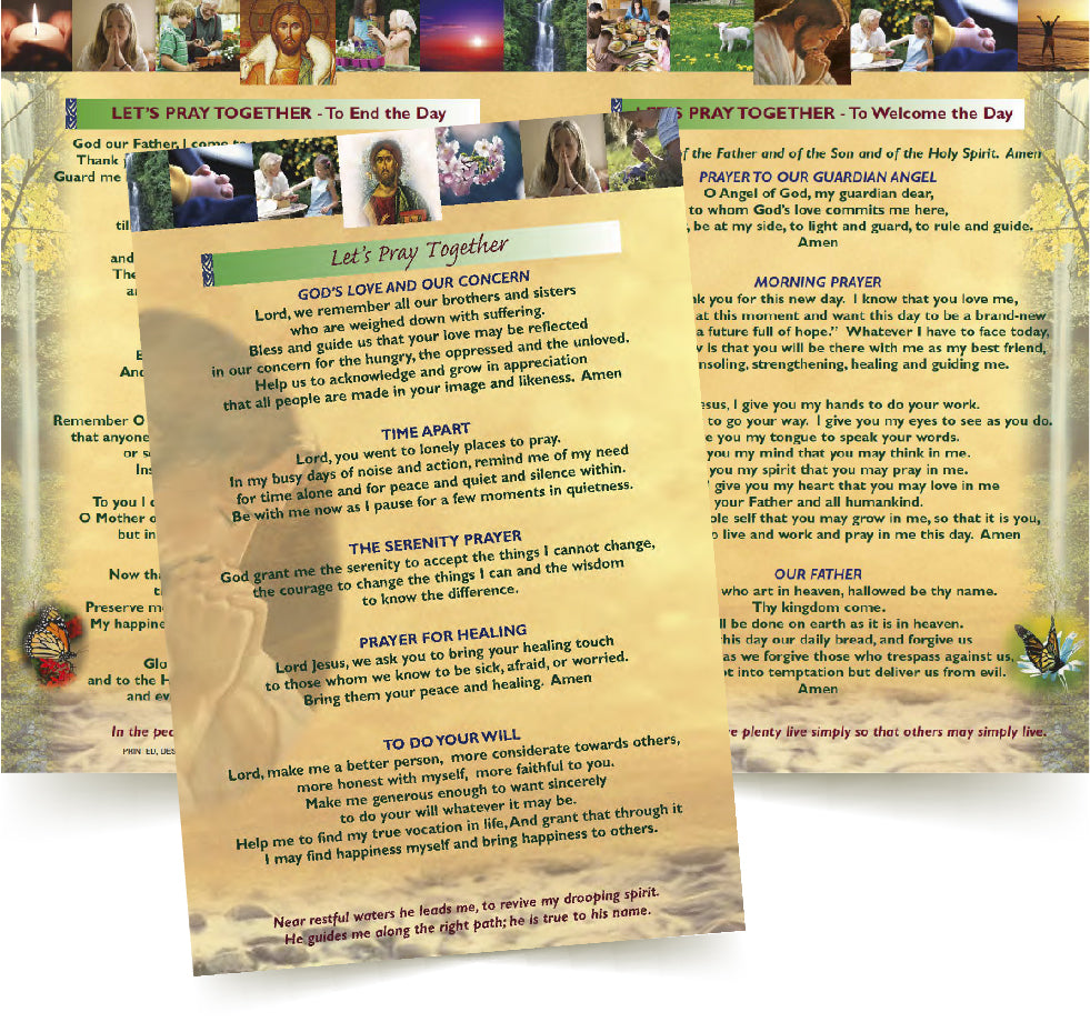 LET'S PRAY TOGETHER Prayer Card
