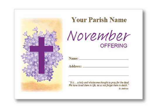FORGET ME NOT November C6 Envelope