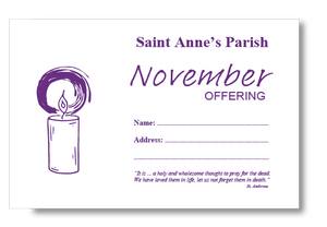 PURPLE CANDLE November C6 Envelope