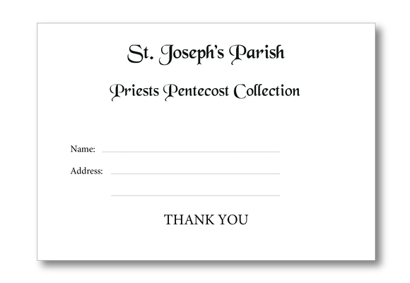 PENTECOST PRIEST Single Colour C6 Envelope