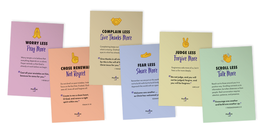 Positive Lent Posters Pack of 6 A3