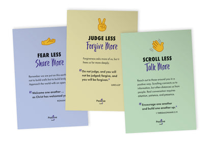 Positive Lent Posters Pack of 6 A3
