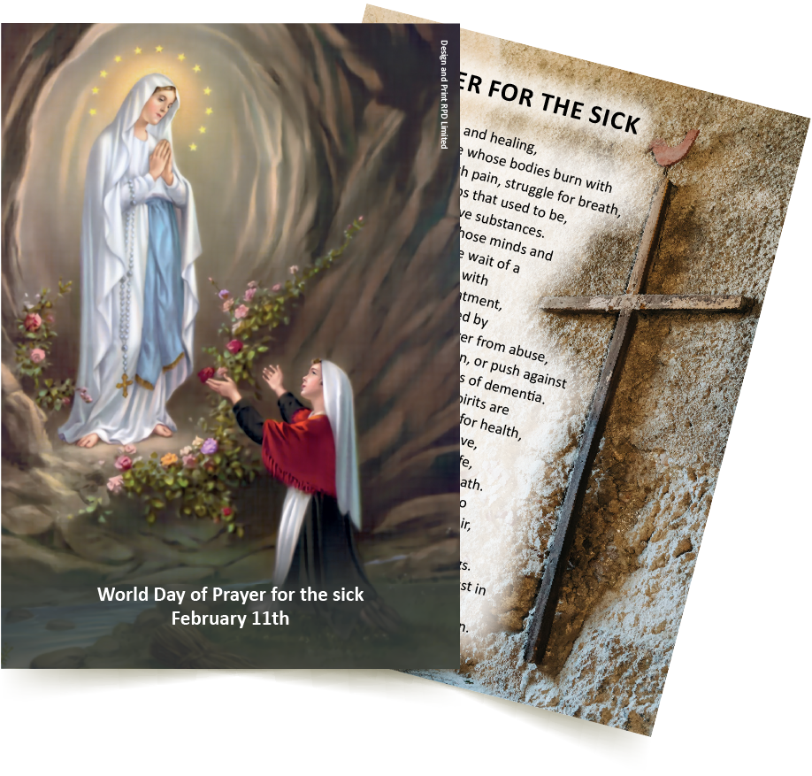 PRAYER FOR THE SICK Prayer Card