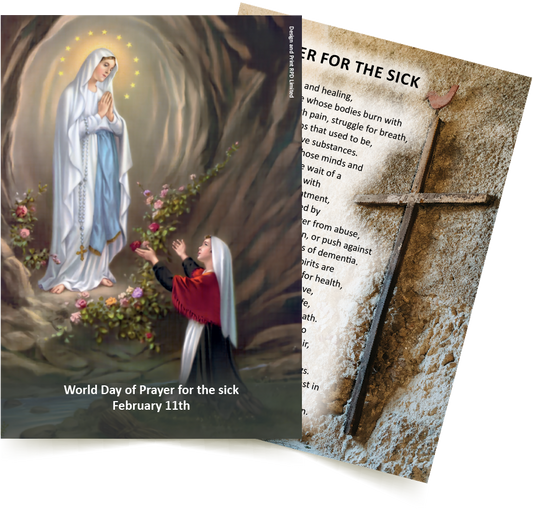 PRAYER FOR THE SICK Prayer Card