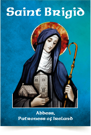 ST. BRIGID Prayer Card