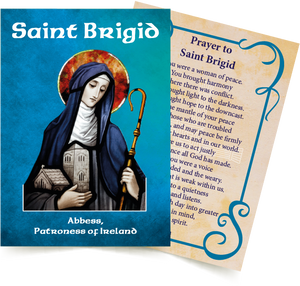 ST. BRIGID Prayer Card