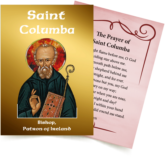 ST. COLUMBA Prayer Card