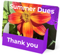 Summer Envelope Display Stand