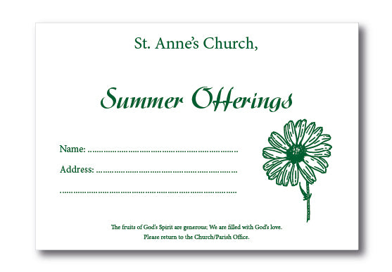 Summer Sunflower C6 Envelope SINGLE COLOUR