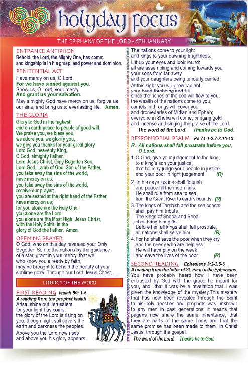 The Epiphany MISSALETTE