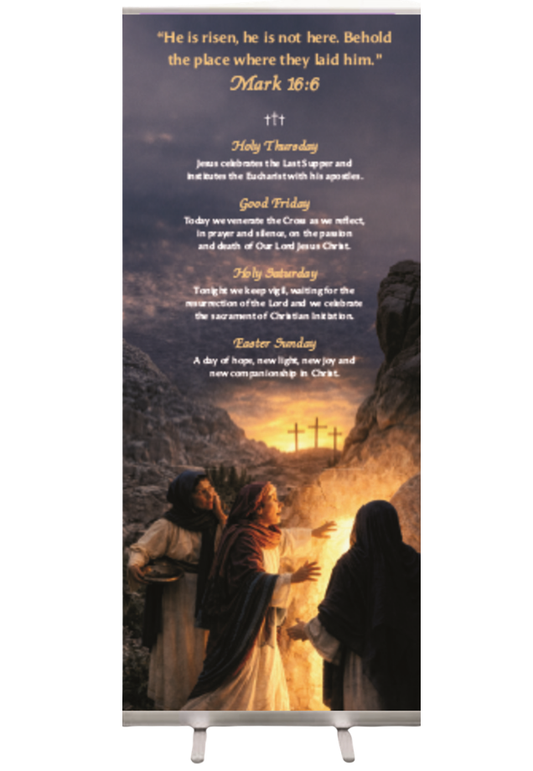 Easter Morning Pull Up Banner