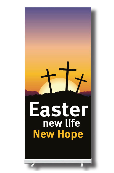 NEW LIFE, NEW HOPE Easter Banner