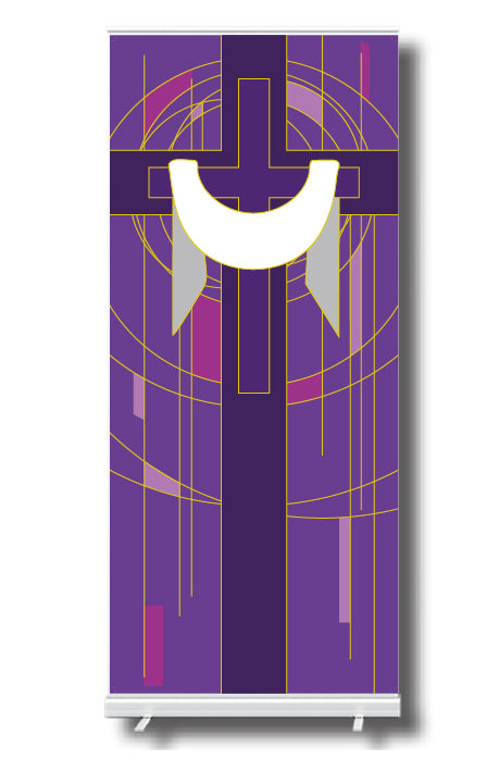 CROSS & SHROUD Easter Banner