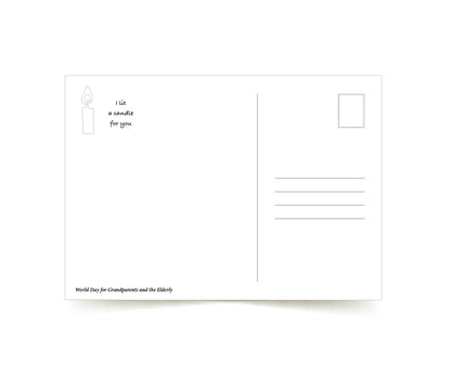HANDS POSTCARD World Day for Grandparents & Elderly