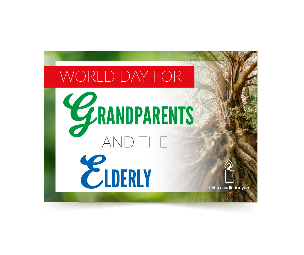 TREE POSTCARD World Day for Grandparents & Elderly