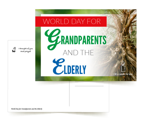 TREE POSTCARD World Day for Grandparents & Elderly