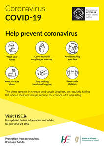 Posters External - Corriboard Prevent Coronavirus