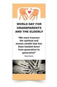 TOGETHER World Day for Grandparents and The Elderly Pull Up Banner
