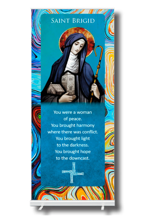 St. Brigid Pull Up Banner 1