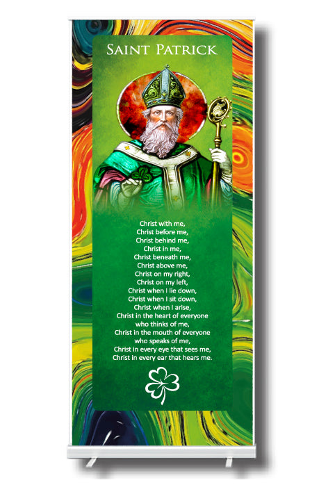 St. Patrick Pull Up Banner 1