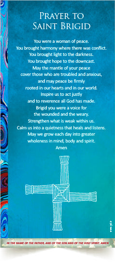 ST. BRIGID'S DL Prayer Card
