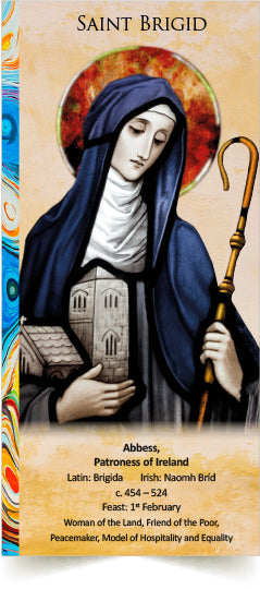 ST. BRIGID'S DL Prayer Card
